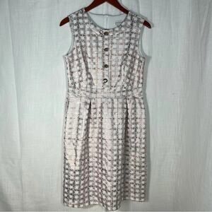 Enfocus Studio Heavy Weight Gold Foil Sleeveless Dress